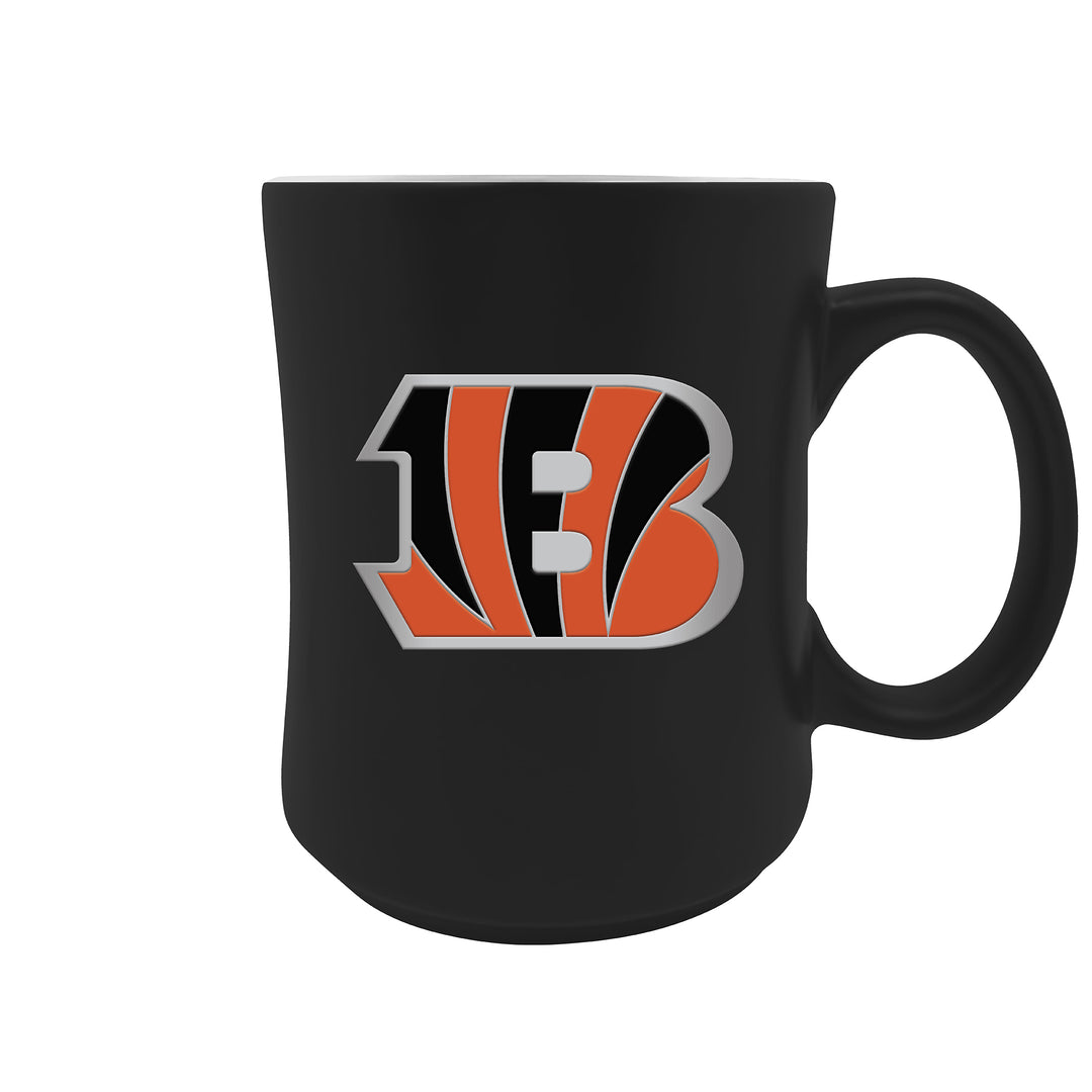 Cincinnati Bengals 19oz. Starter Mug - Metal Emblem Logo - UKASSNI
