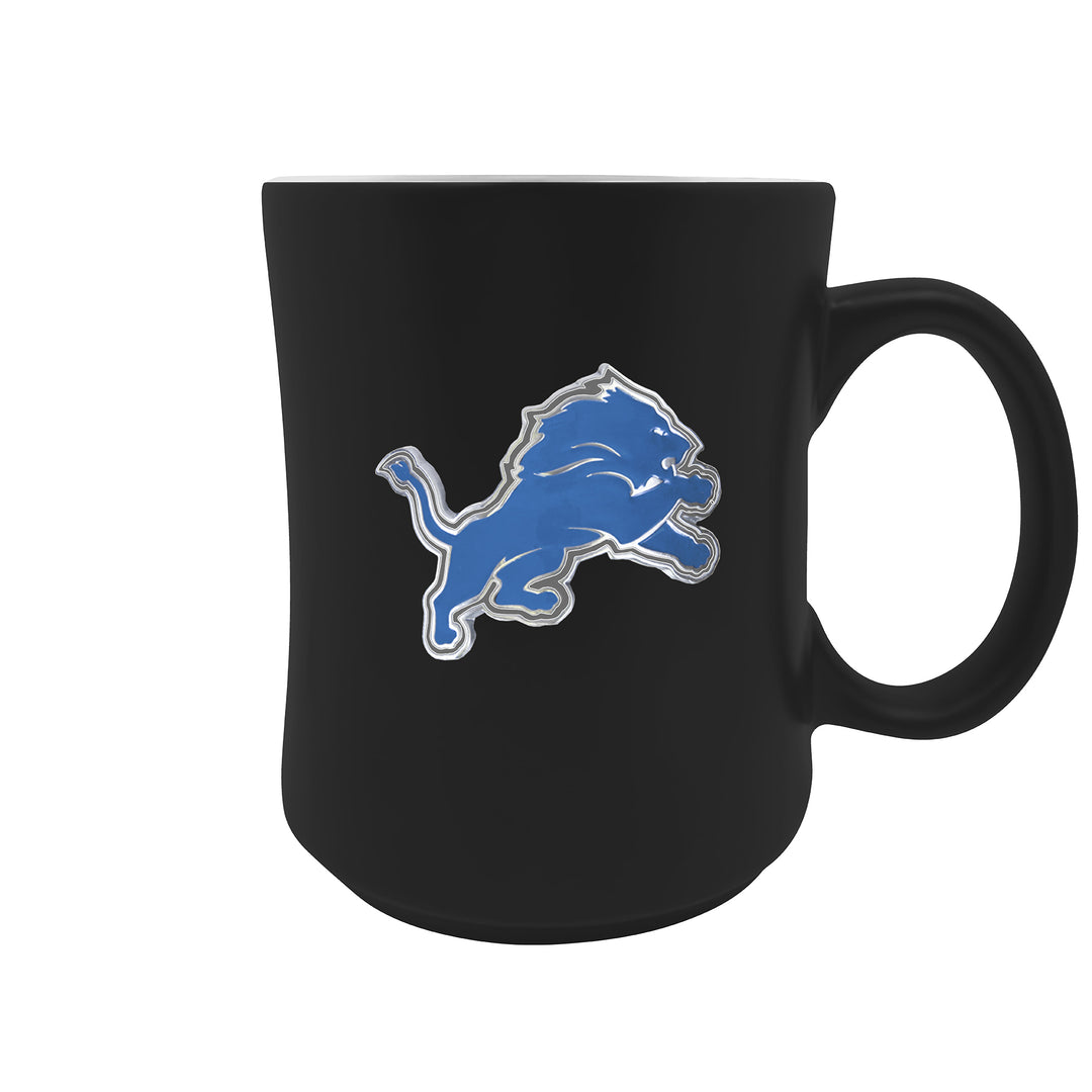 Detroit Lions 19oz. Starter Mug - Metal Emblem Logo - UKASSNI