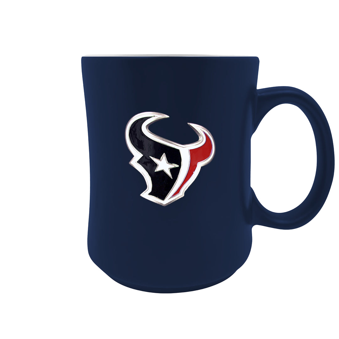 Houston Texans 19oz. Starter Mug - Metal Emblem Logo - UKASSNI