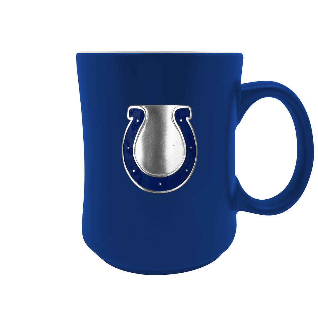 Indianapolis Colts 19oz. Starter Mug - Metal Emblem Logo - UKASSNI