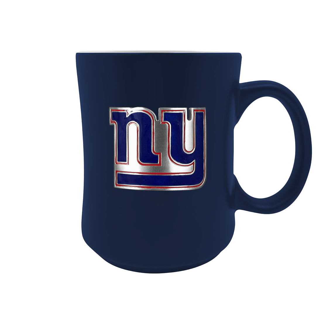 New York Giants 19oz. Starter Mug - Metal Emblem Logo - UKASSNI