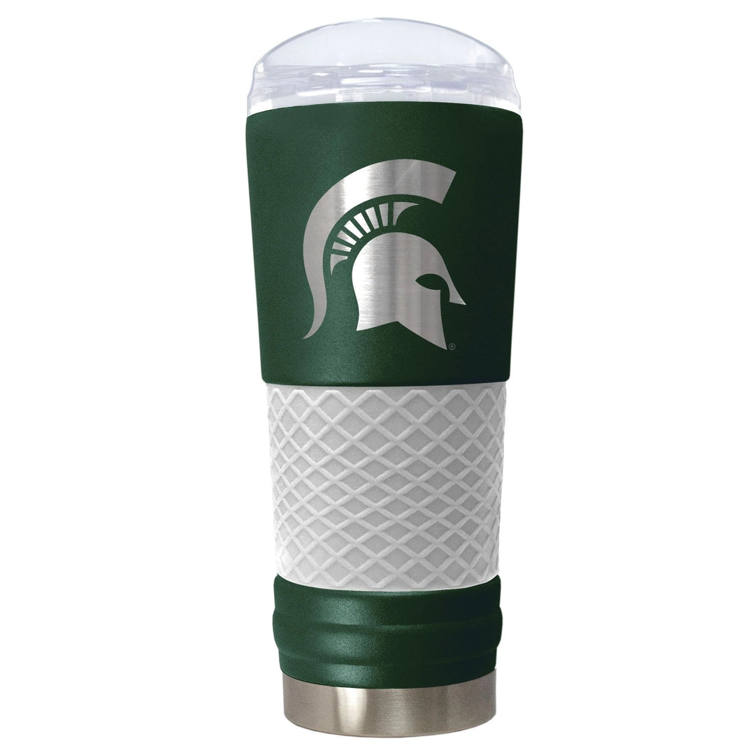 Michigan State Spartans "The Draft" 24oz. Stainless Steel Travel Tumbler - UKASSNI