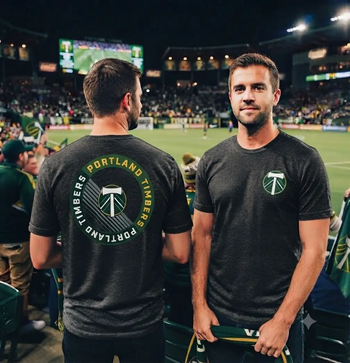 Portland Timbers T-Shirt – Fanatics Branded Full Circle – Charcoal (UK Ready)