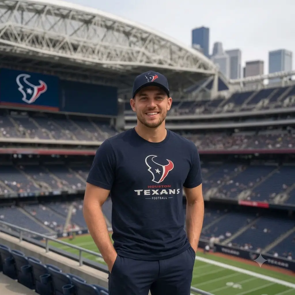 Houston Texans T-Shirt – NFL Fanatics Branded Team – Navy (UK Ready)