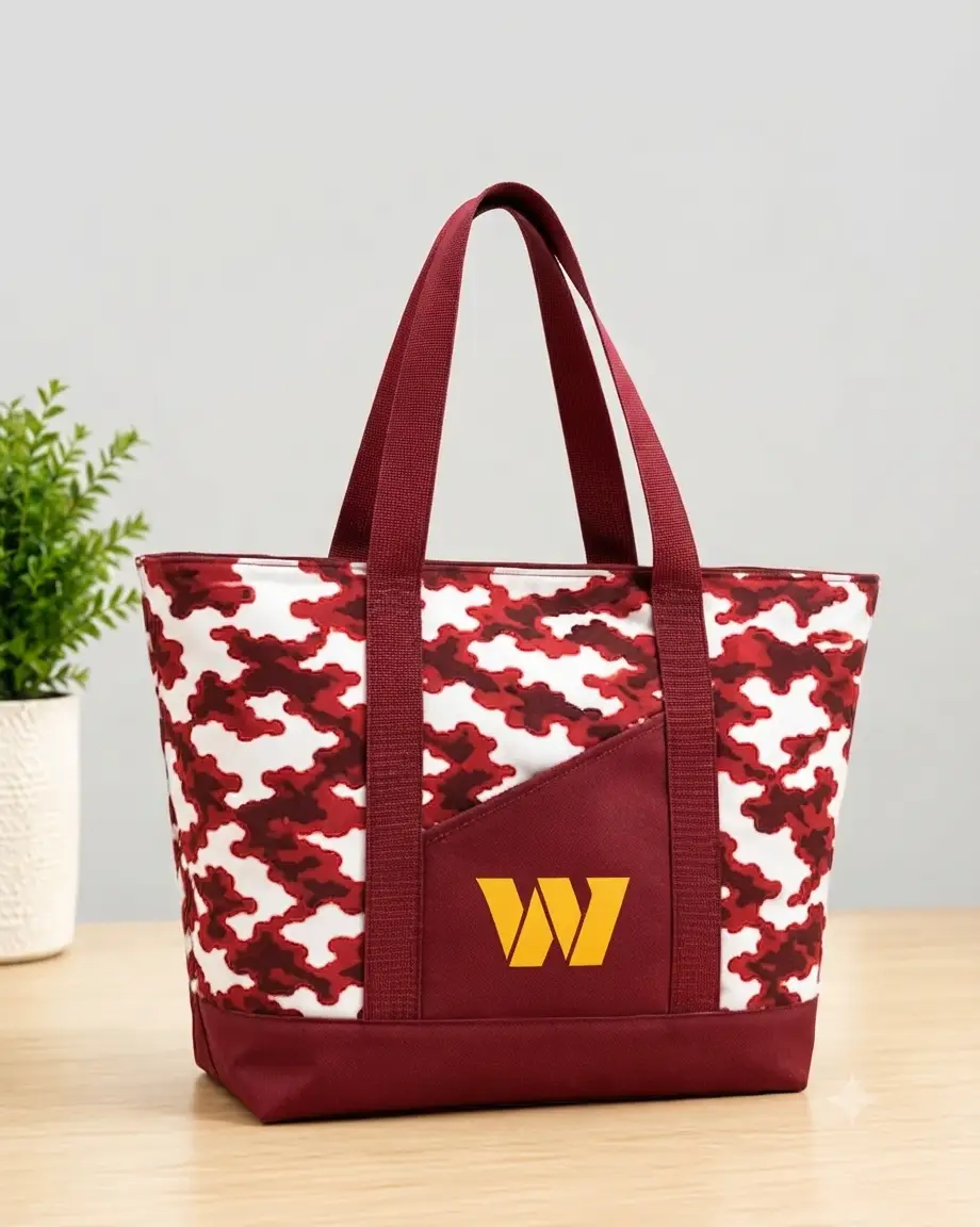 Washington Commanders Tote Bag – NFL Littlearth Super-Duty Camo – Black (UK Ready)