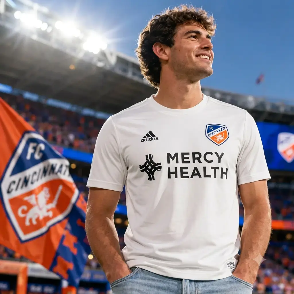 FC Cincinnati Jersey – MLS Adidas Away Replica – White (USA Sourced)
