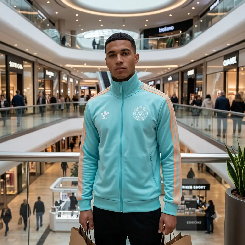 Inter Miami CF Jacket – MLS adidas Originals Anthem – Aqua (UK Ready)