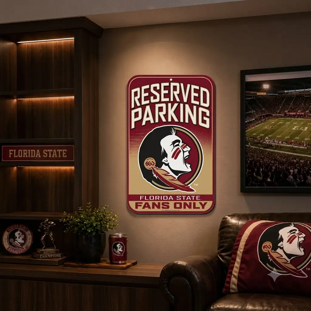 Florida State Seminoles Sign – NCAA WinCraft UK Stock – Plastic (UK Ready)