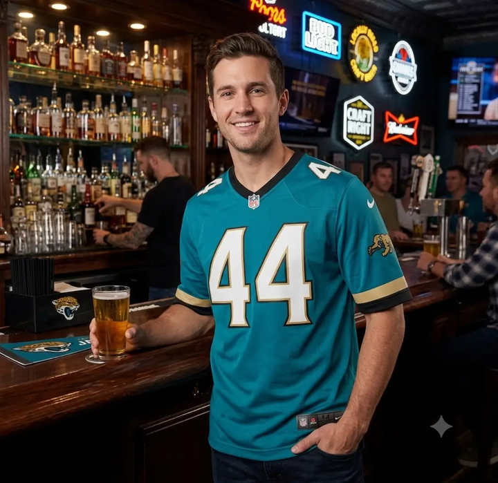 Jacksonville Jaguars Travon Walker Jersey – NFL Nike Prowler Throwback – Teal (UK Ready)
