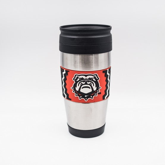 Georgia Bulldogs 15oz. PVC Wrap Travel Mug (UK Stock) - UKASSNI
