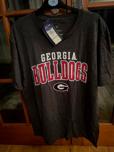 Georgia Bulldogs NCAA UK Fanatics Branded T-Shirt - Gray - UKASSNI