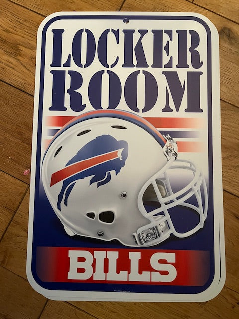 Buffalo Bills NFL UK 11"x17" Plastic Sign - UKASSNI