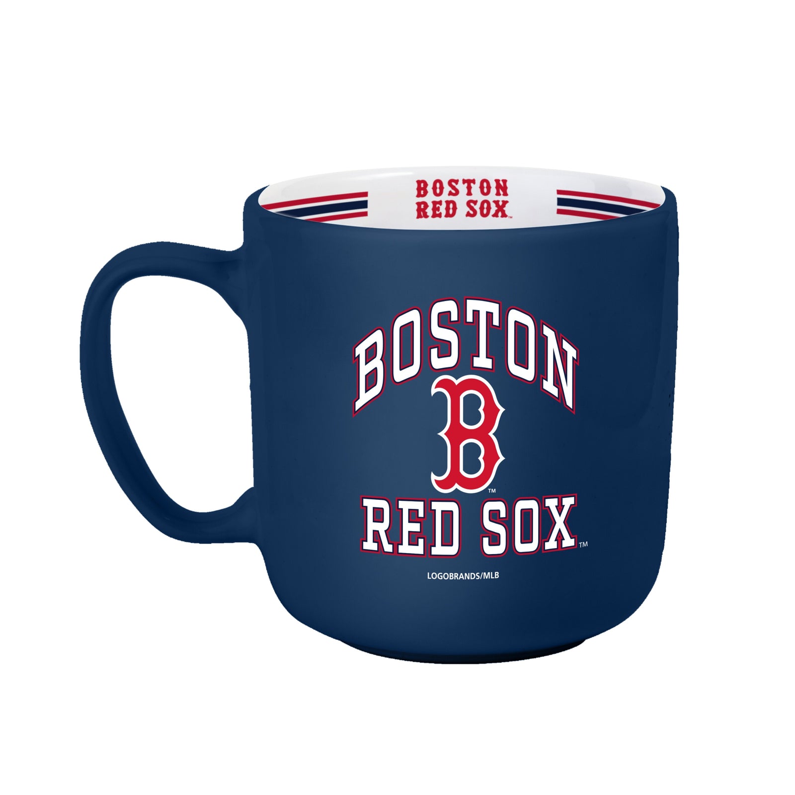 Boston Red Sox MLB UK 15 oz. Stripe Mug – Navy (UK Stock) - UKASSNI