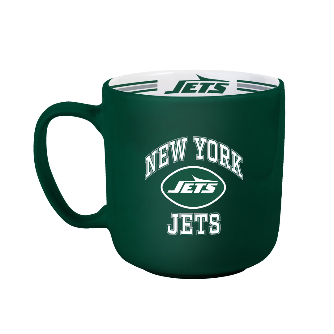 New York Jets NFL Mug – Stripe 15oz (Fast Dispatch)