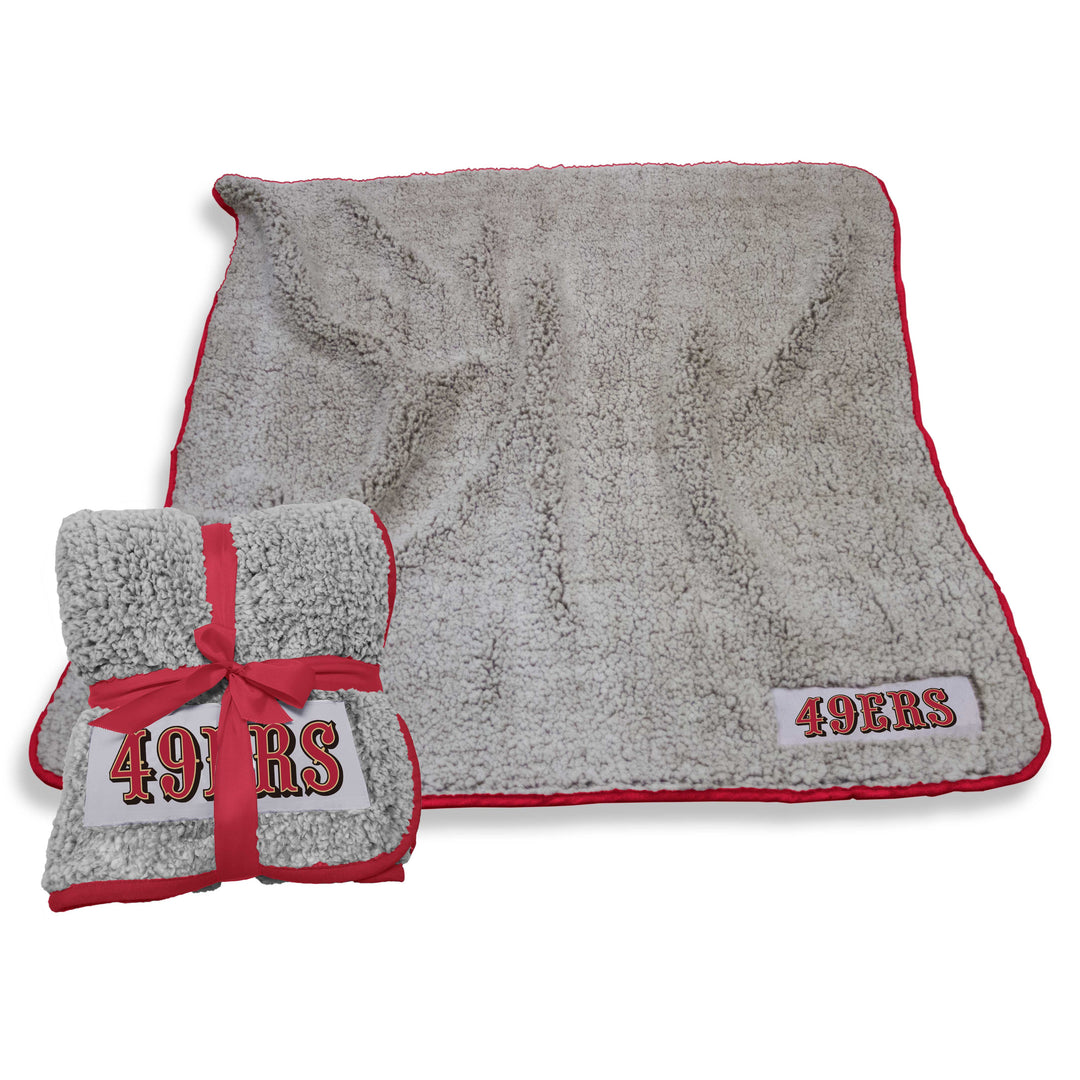 San Francisco 49ers 50" x 60" Frosty Fleece Throw Blanket - UKASSNI