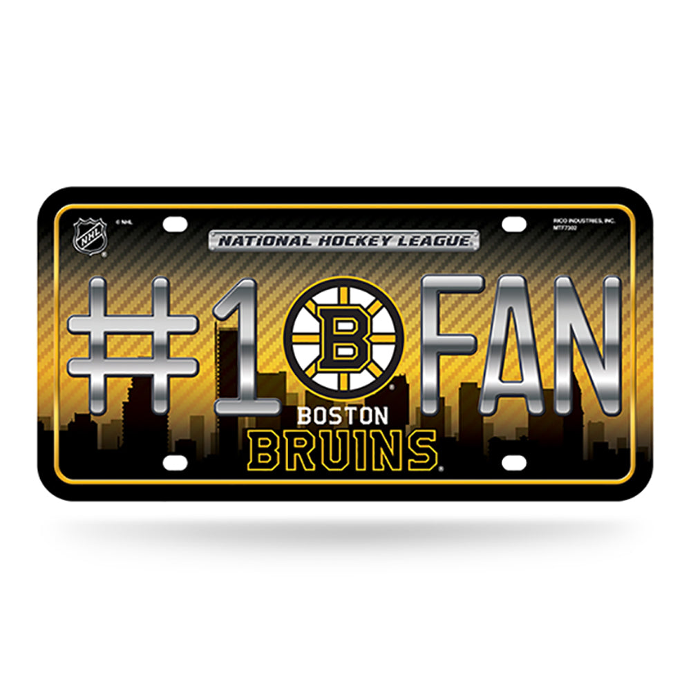 Boston Bruins # 1 Fan License Plate - UKASSNI