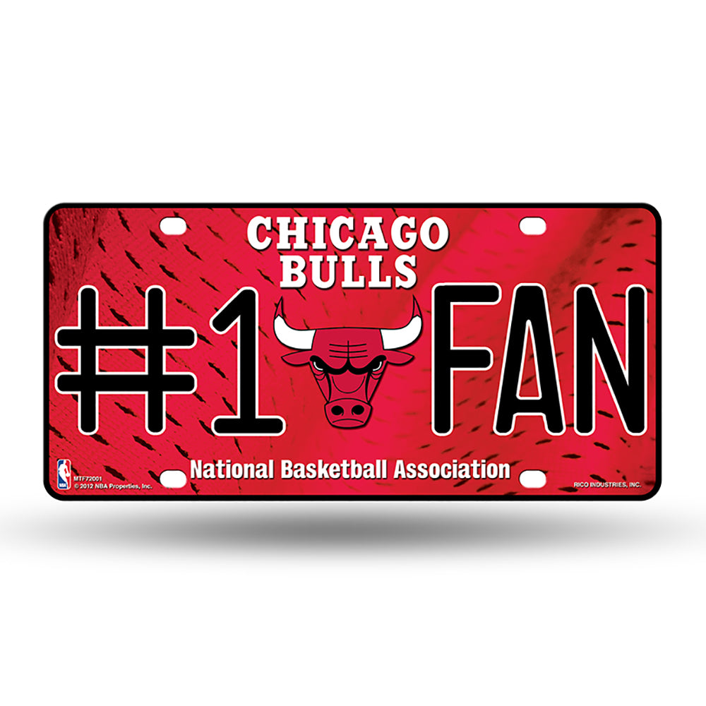 Chicago Bulls # 1 Fan License Plate - UKASSNI