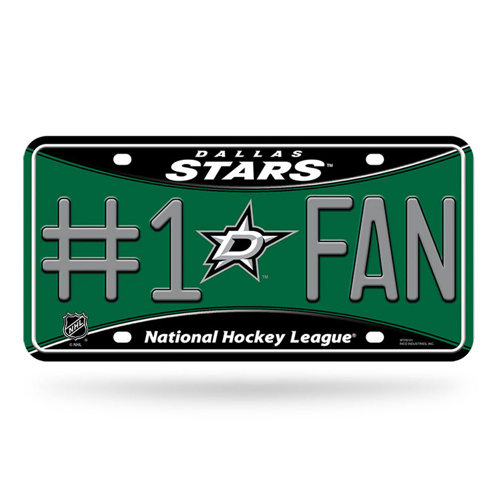 Dallas Stars # 1 Fan License Plate - UKASSNI