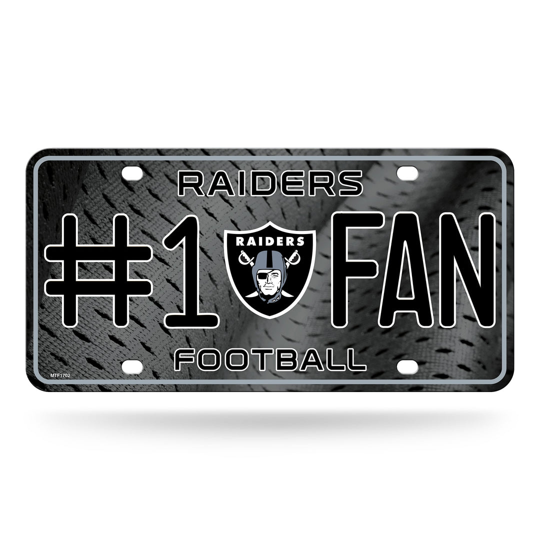 Las Vegas Raiders # 1 Fan License Plate - UKASSNI