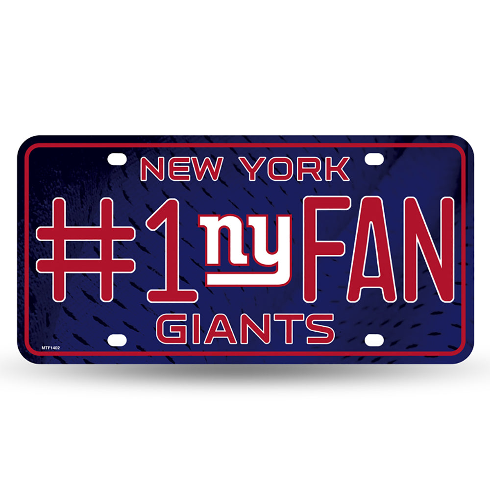 New York Giants # 1 Fan License Plate - UKASSNI