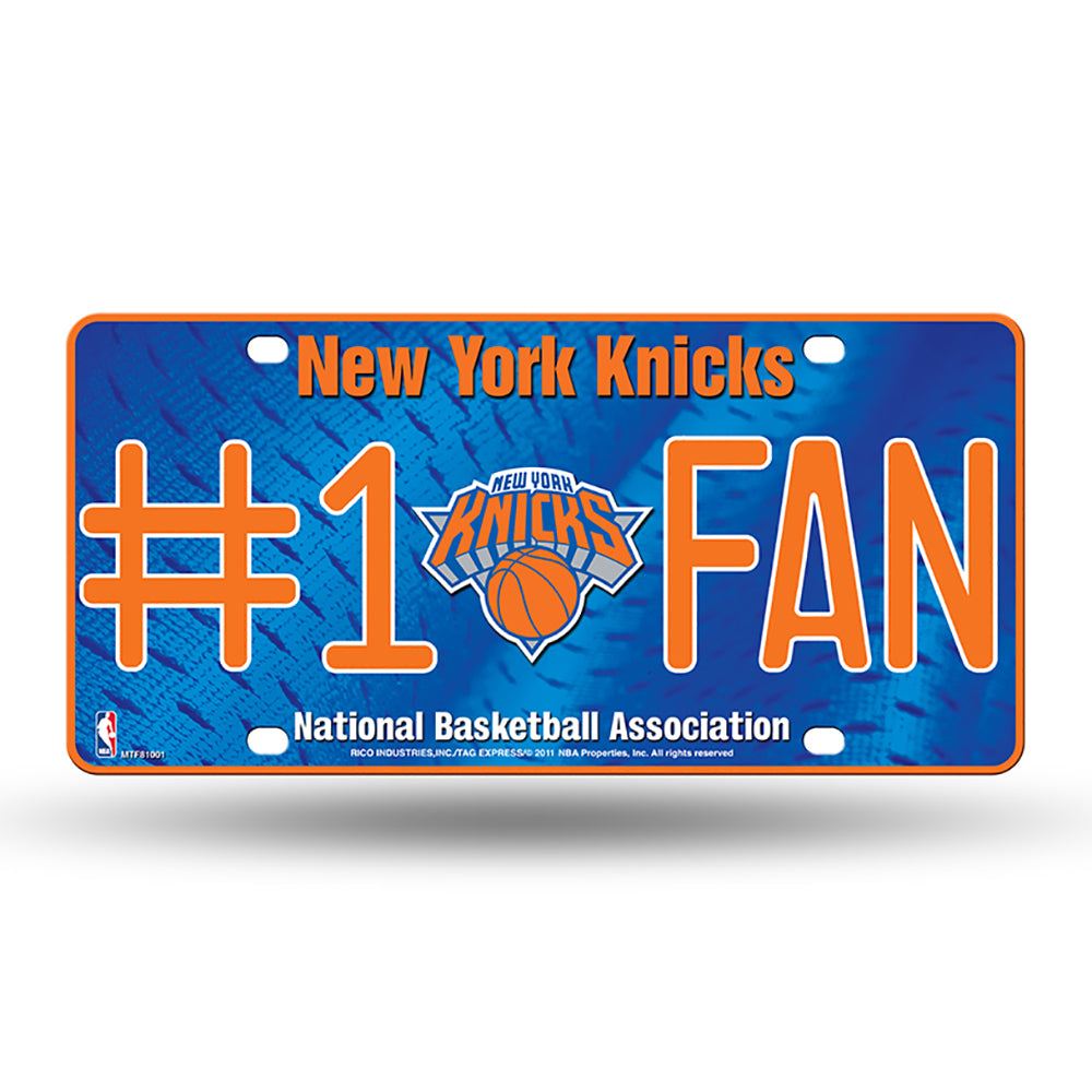 New York Knicks # 1 Fan License Plate - UKASSNI