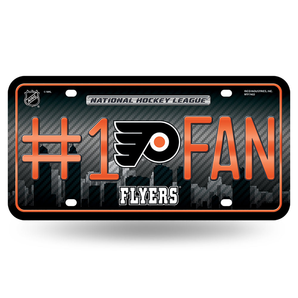 Philadelphia Flyers # 1 Fan License Plate - UKASSNI