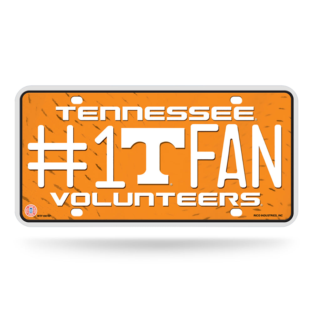 Tennessee Volunteers # 1 Fan License Plate - UKASSNI