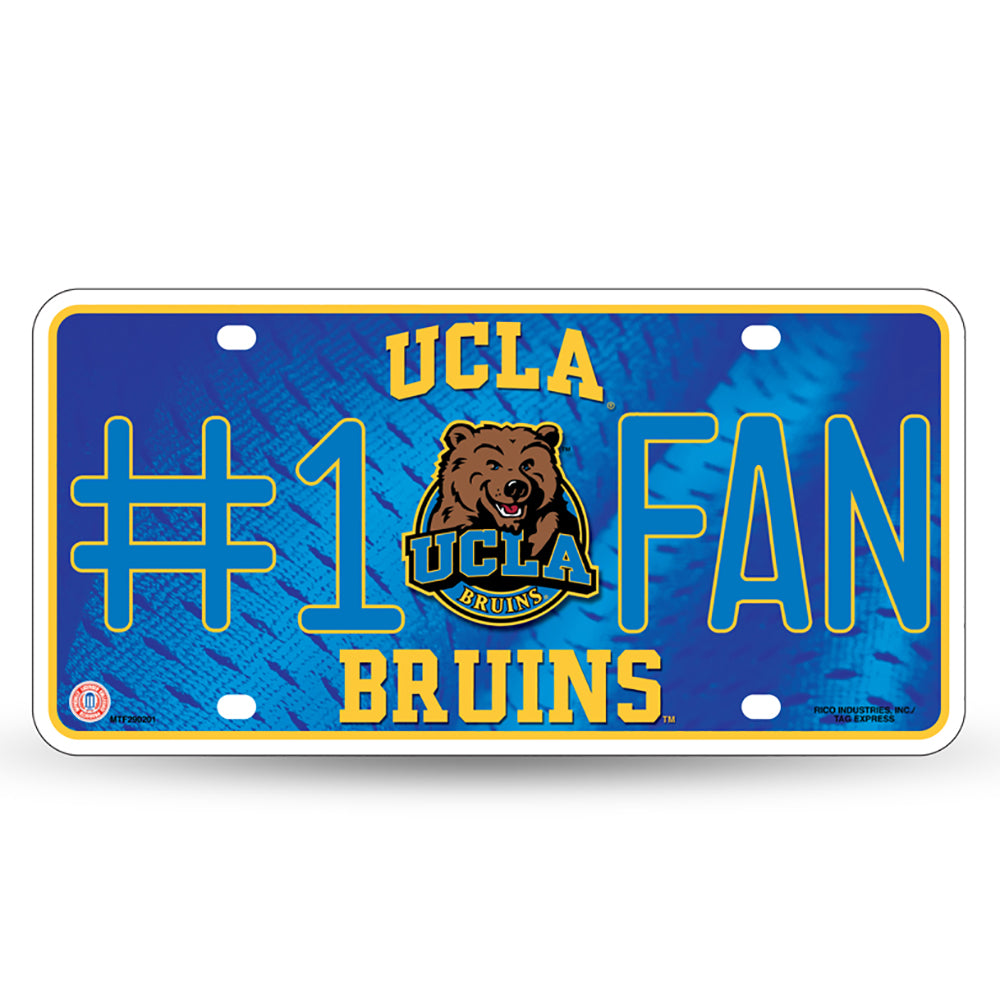 UCLA Bruins # 1 Fan License Plate - UKASSNI