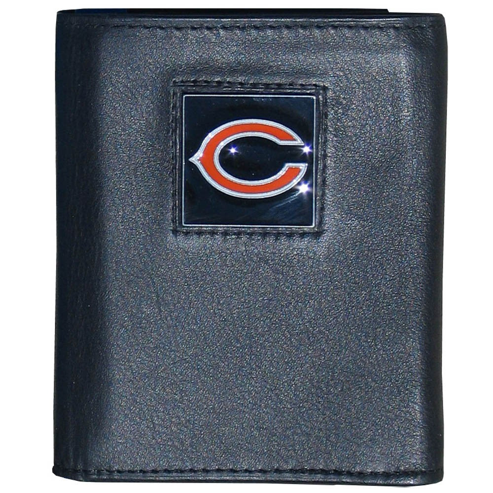 Chicago Bears FineGrain Leather Wallet - UKASSNI