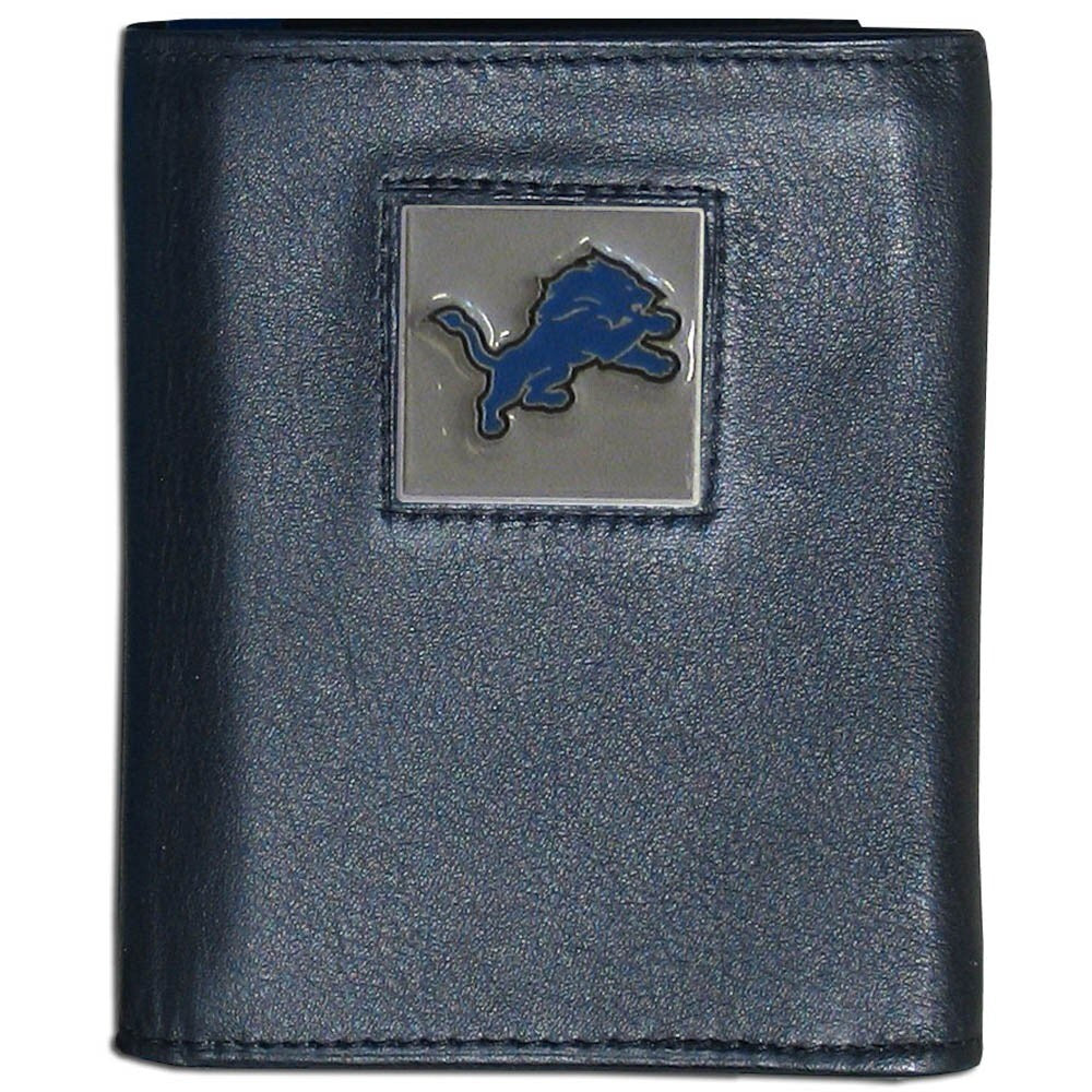 Detroit Lions NFL Fine‑Grain Leather Wallet – (UK Stock) - UKASSNI