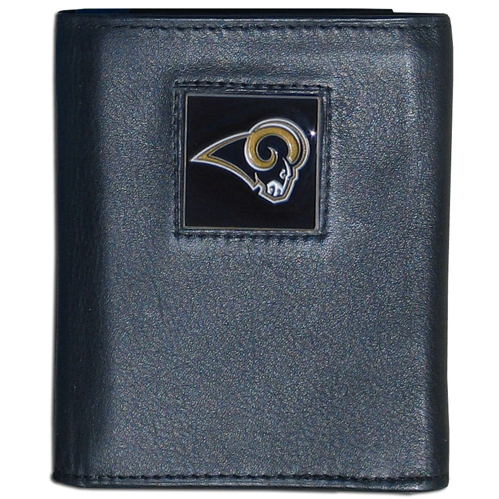 Los Angeles Rams FineGrain Leather Wallet - UKASSNI