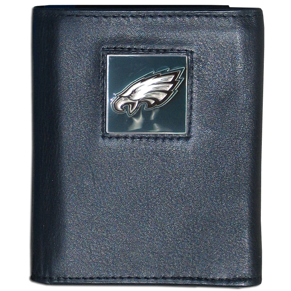 Philadelphia Eagles FineGrain Leather Wallet - UKASSNI