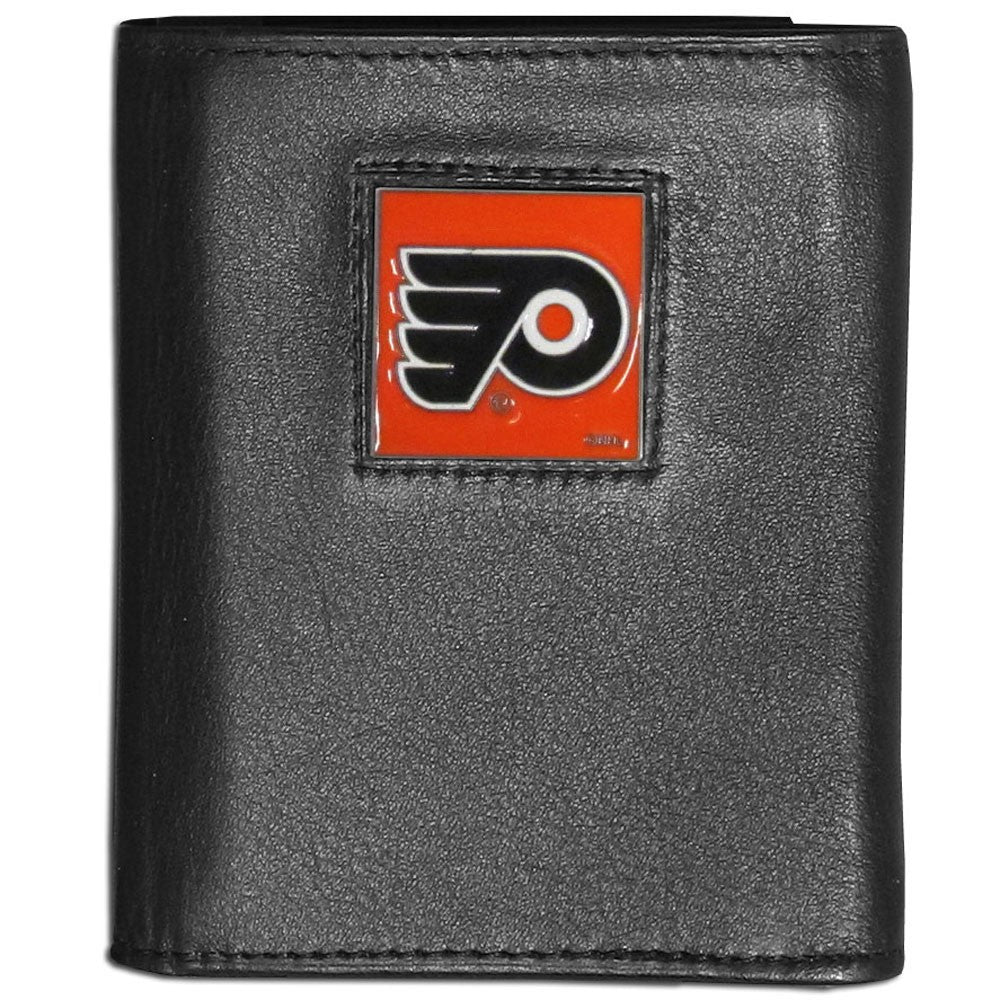 Philadelphia Flyers FineGrain Leather Wallet - UKASSNI