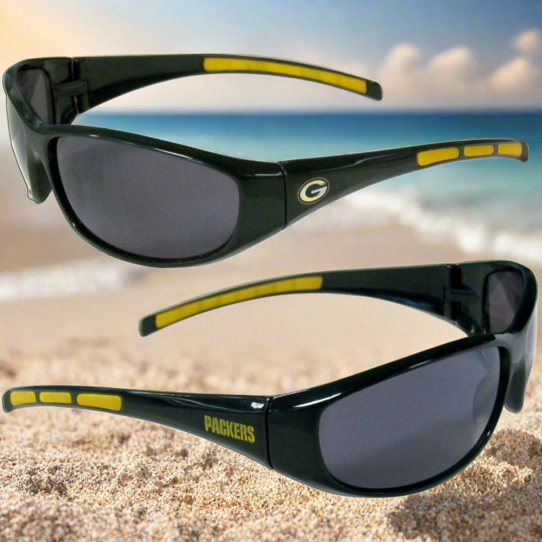 Green Bay Packers UK Wrap Sunglasses - UKASSNI