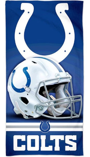 Indianapolis Colts WinCraft Fiber Beach Towel (UK Stock) - UKASSNI