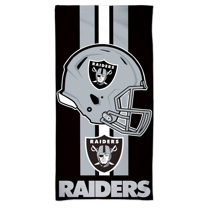 Las Vegas Raiders NFL WinCraft Fiber Beach Towel (UK Stock) - UKASSNI