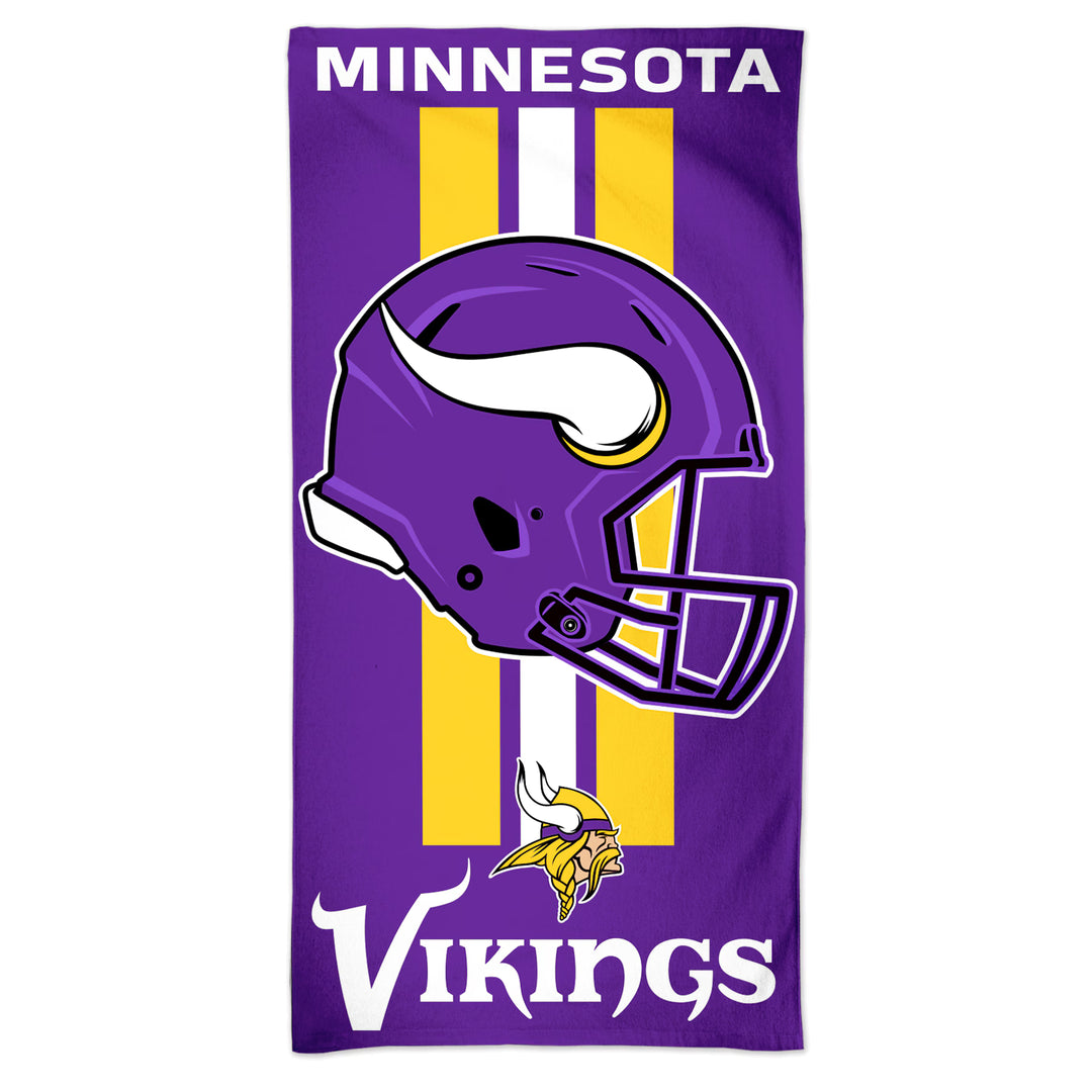 Minnesota Vikings WinCraft Fiber Beach Towel (UK Stock)