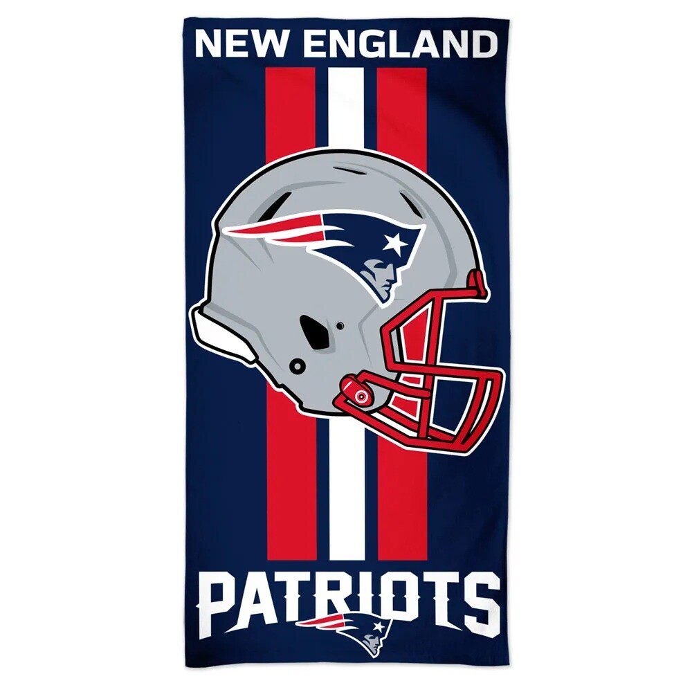 New England Patriots WinCraft Fiber Beach Towel (UK Stock) - UKASSNI
