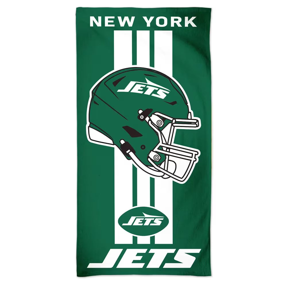 New York Jets WinCraft Fiber Beach Towel (UK Stock) - UKASSNI
