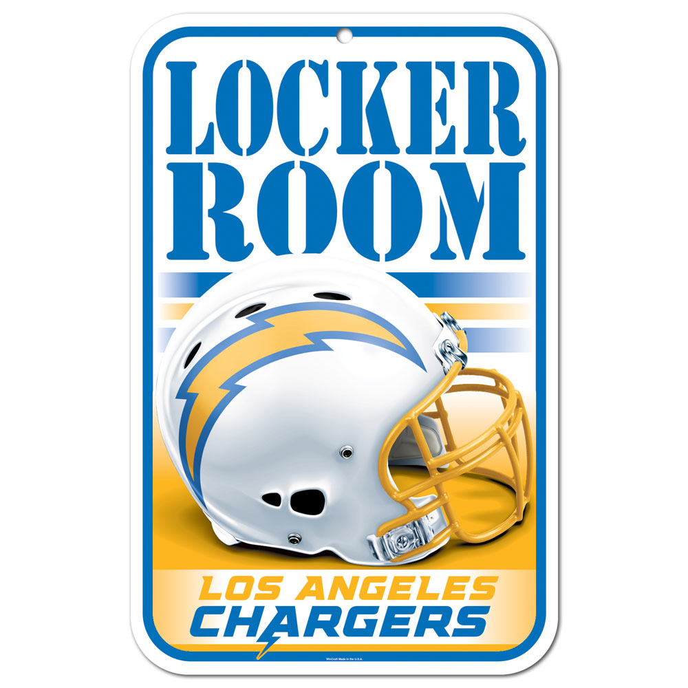 Los Angeles Chargers NFL 11″ x 17″ Plastic Sign (UK Stock) - UKASSNI
