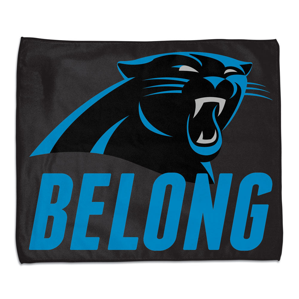 Carolina Panthers UK WinCraft Pair-Off 15" x 18" Rally Towels (UK Stock) - UKASSNI