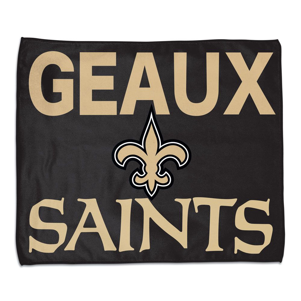 New Orleans Saints NFL Wincraft 15 × 18″ Pair of Rally Towels (UK Stock) - UKASSNI