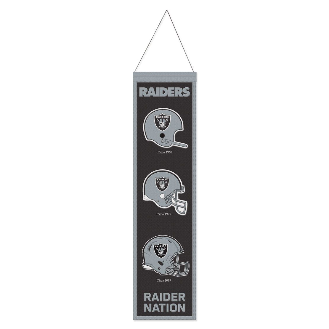Las Vegas Raiders WinCraft 8″ x 32″ Evolution Wool Banner (UK Stock) - UKASSNI