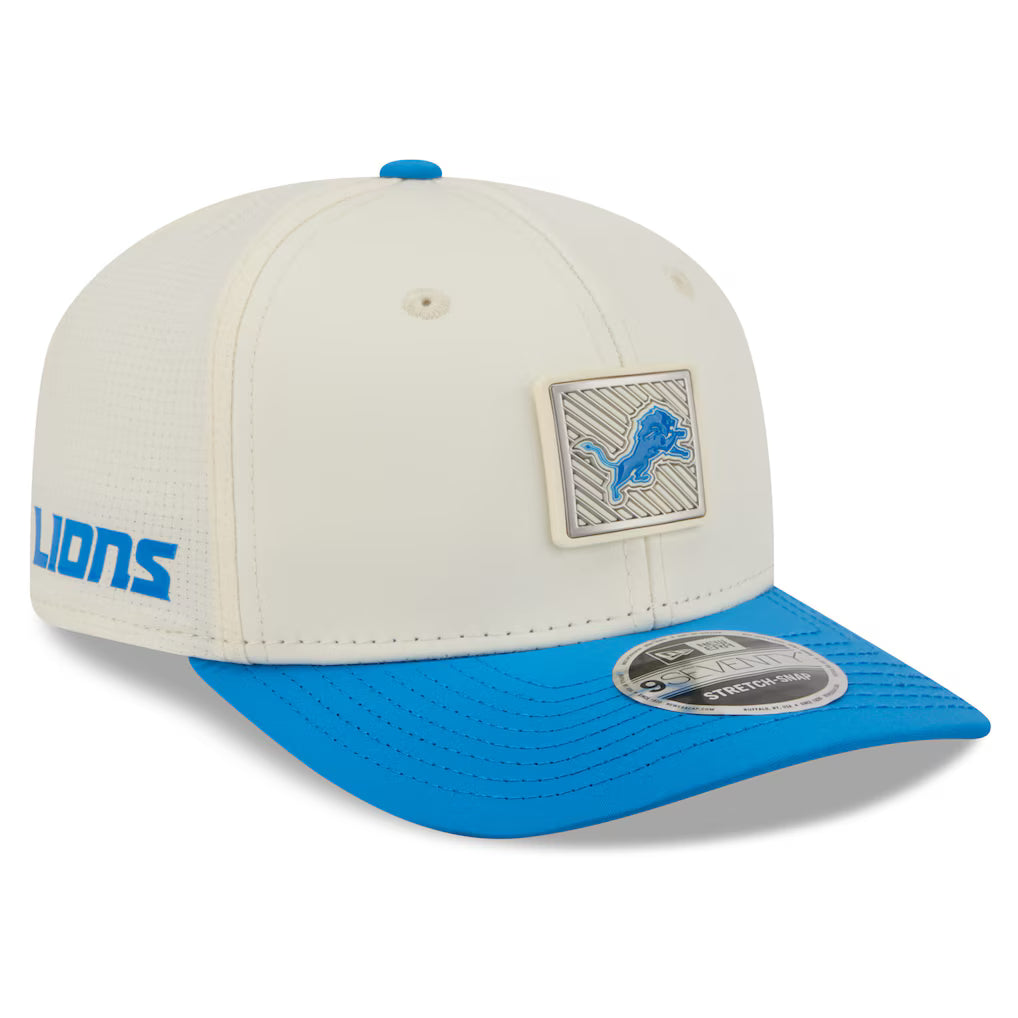 Detroit Lions New Era 2026 NFL Training Camp 9SEVENTY Adjustable Hat - Cream/Blue (USA Stock)