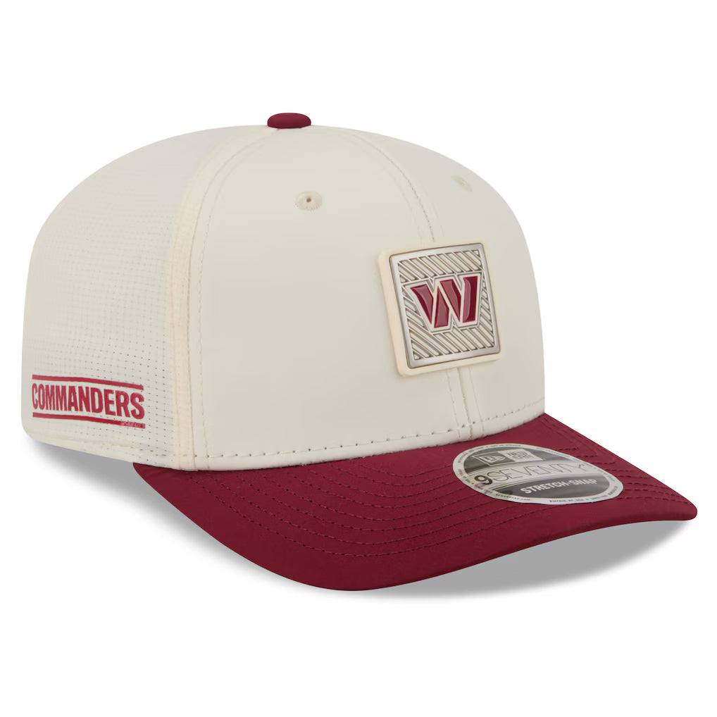 Washington Commanders New Era 2026 NFL Training Camp 9SEVENTY Adjustable Hat - Cream/Burgundy (USA Stock)