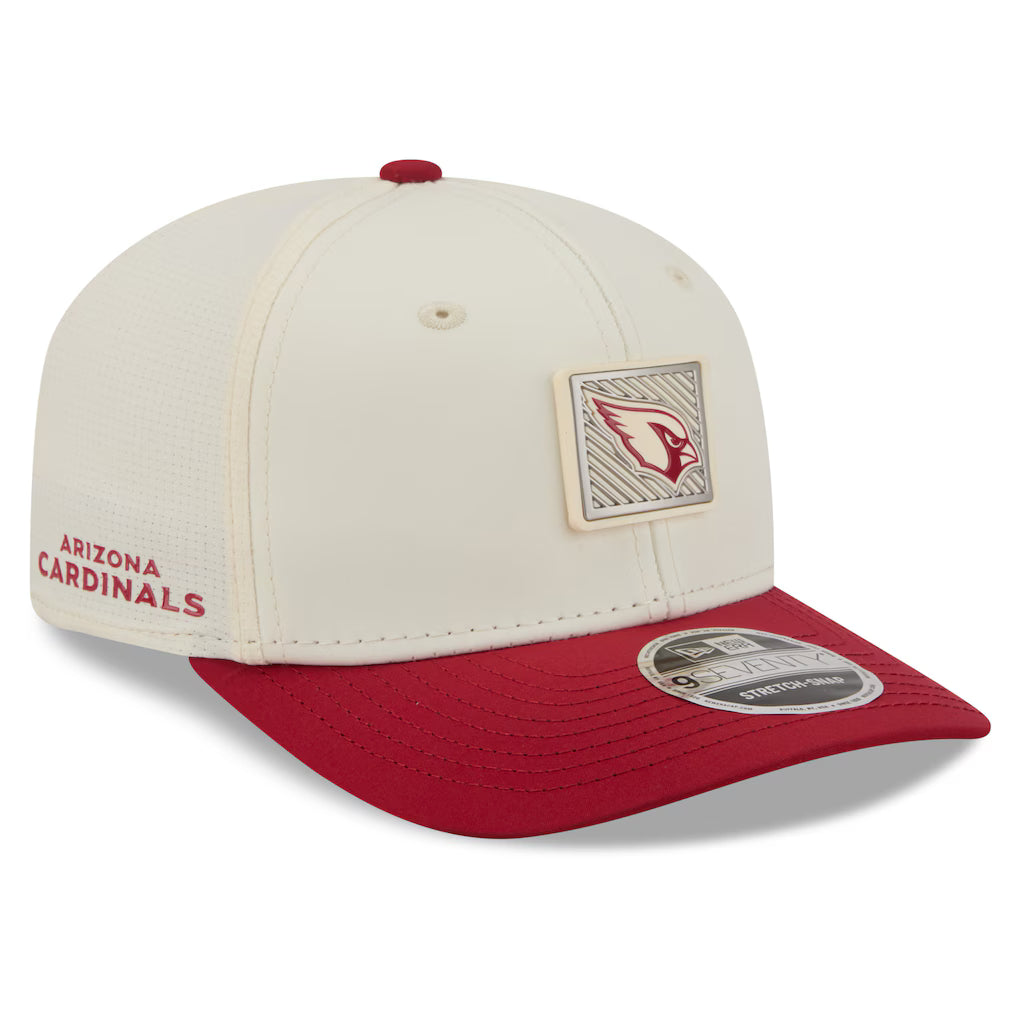 Arizona Cardinals NFL New Era 2026 Training Camp 9SEVENTY Adjustable Hat - Cream/Cardinal (USA Stock)
