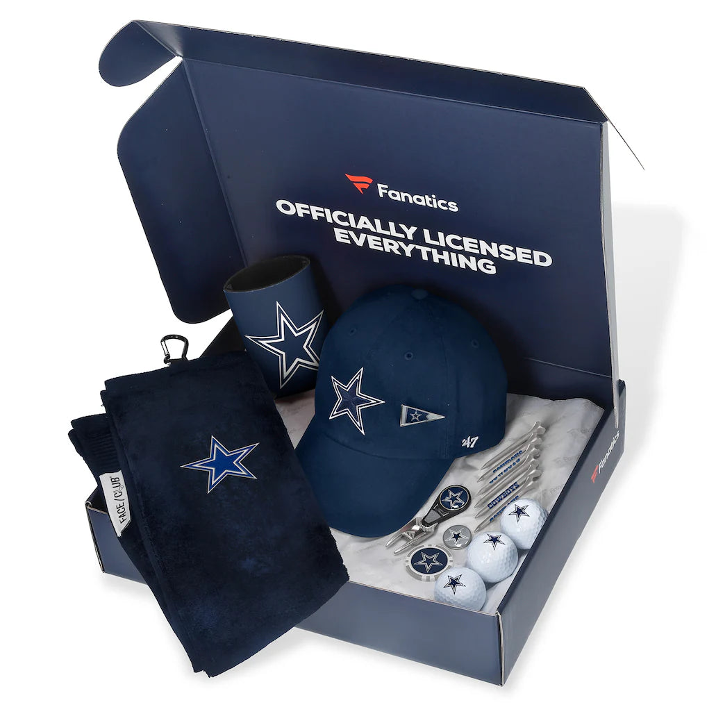 Dallas Cowboys NFL Fanatics Golf-Themed Gift Box (USA Stock)