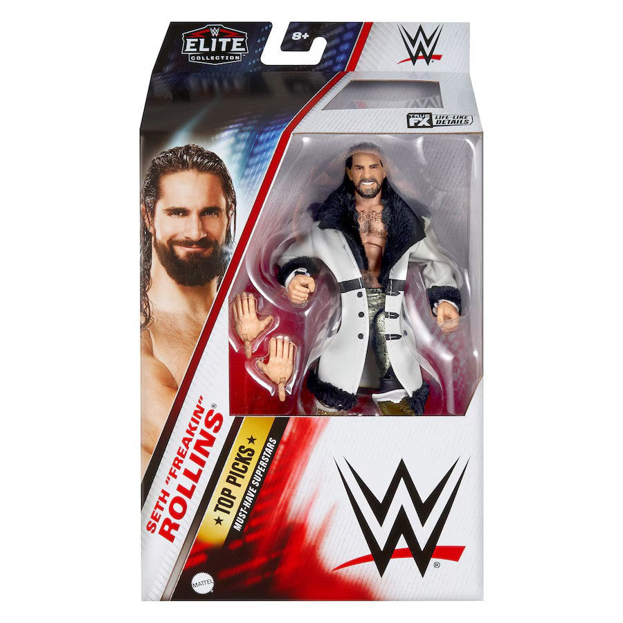 Seth "Freakin" Rollins WWE Mattel Elite Collection Top Picks: 2025 Wave 1 Action Figure - UKASSNI