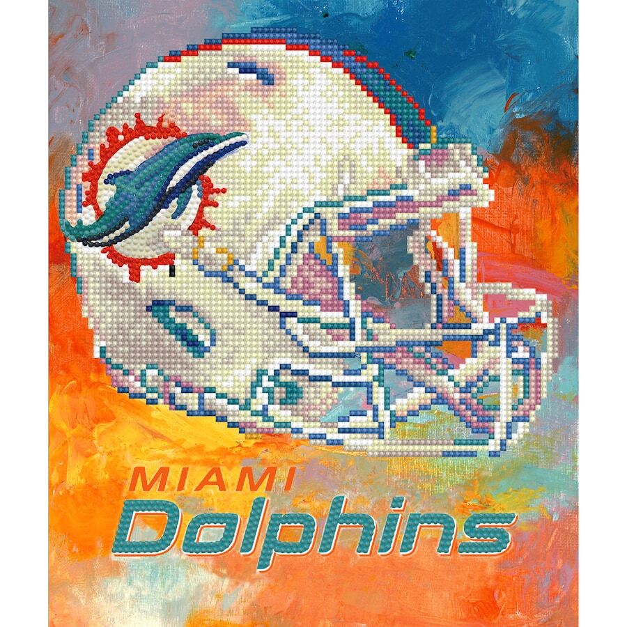 Miami Dolphins Diamond Art Craft Kit - UKASSNI