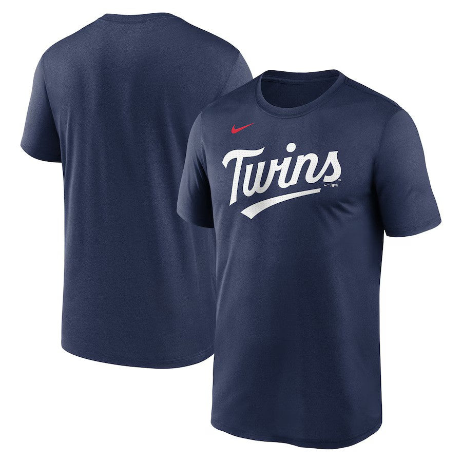 Minnesota Twins Nike Fuse Legend T-Shirt - Navy - UKASSNI